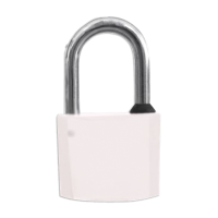 鸿灵睿芯 GS27 35mm*28.5mm 锌合金+ABS挂锁(计价单位:个)白色