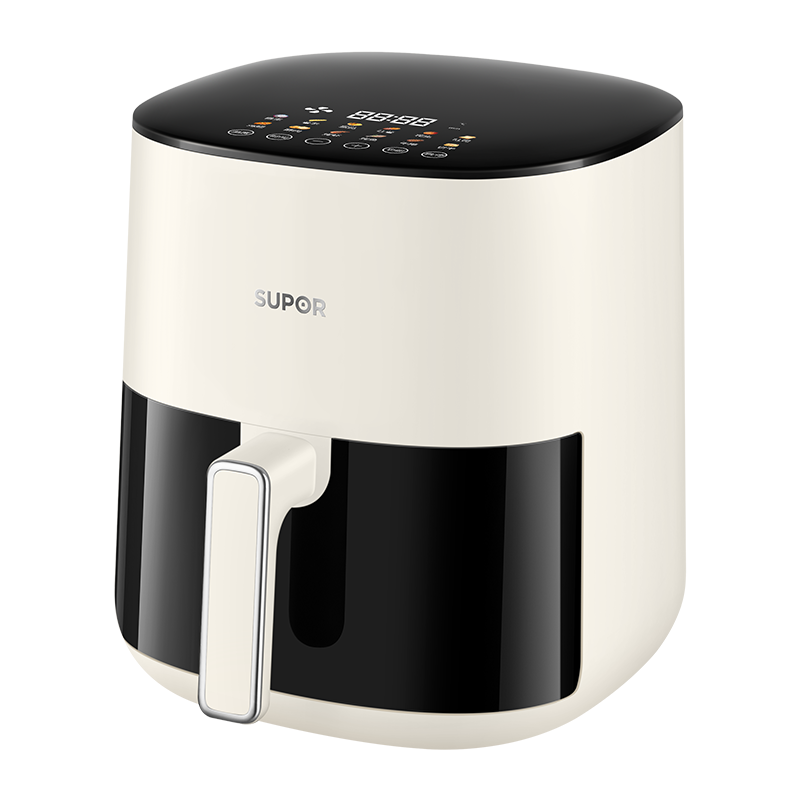 苏泊尔(SUPOR)空气炸锅不用翻面家用全自动可视5.3L大容量多功能 蒸汽嫩 炸烤炸一体免翻面炸锅KD50D812A