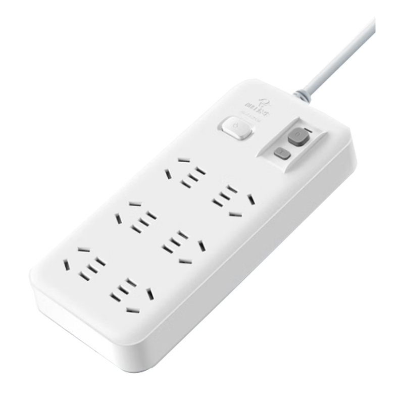 公牛插排GN-705 6位总控全长5米 带漏保