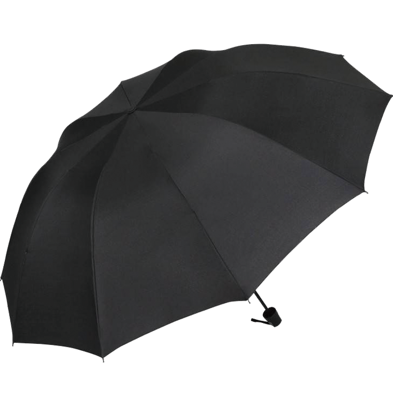 老房太太 晴雨伞 10骨三折手动反向伞 晴雨两用 黑胶防晒 65cm*10K 颜色备注 L314/把