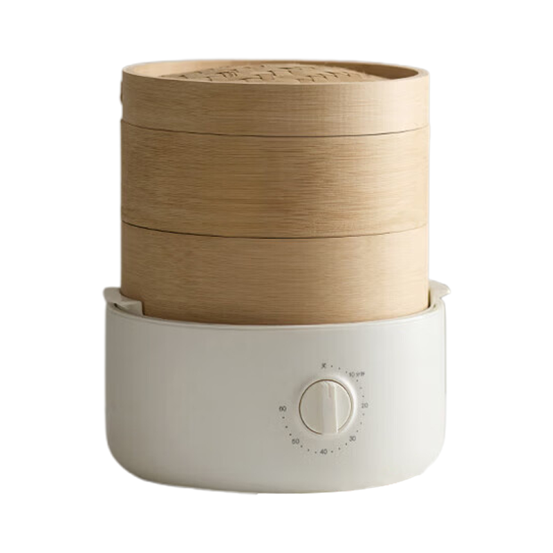 OLAYKS立时电蒸锅2L两层竹笼智能控制OLK-03-02A