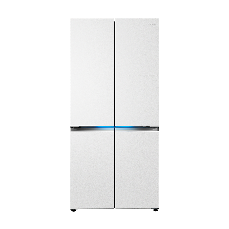 美的(Midea)熊墩墩603升十字四开门底部散热超薄纯平全嵌PST+净化风冷无霜变频冰箱BCD-603WUSPZM(E