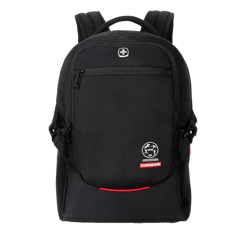 SUISSEWIN瑞士军刀新款简约时尚多功能商务休闲背包双肩包SN9018