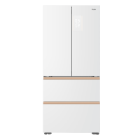 海尔(Haier)风吹麦浪系列512L法式冰箱全空间保鲜超薄零距离嵌入全自动制冰机BCD-512WGHFDBGVSU1