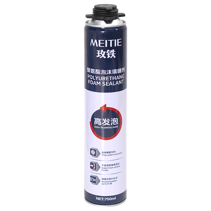 玫铁高效泡沫胶750ml瓶