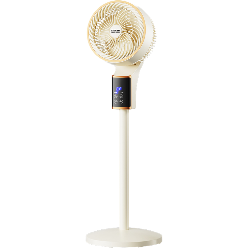 先科SAST智能语音控制三叶摇头空气循环扇三档风力交流电机设计