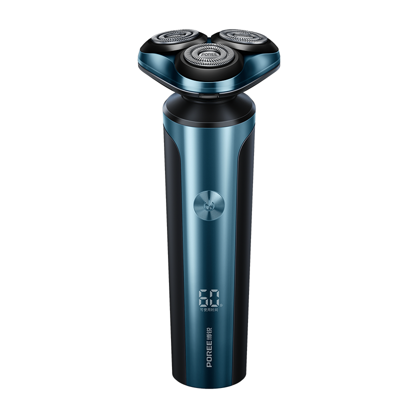 博锐剃须刀电动男士全身水洗快充刮胡刀便携式胡须刀