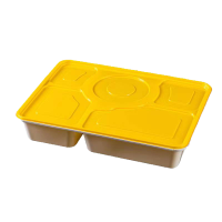 一次性餐盒 五格 个