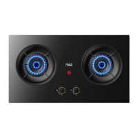 万家乐猛火全进风燃气双灶 台式嵌入式两用大火力灶具一级能效70%热效率开孔尺寸可调节AY6 5.0KW天然气