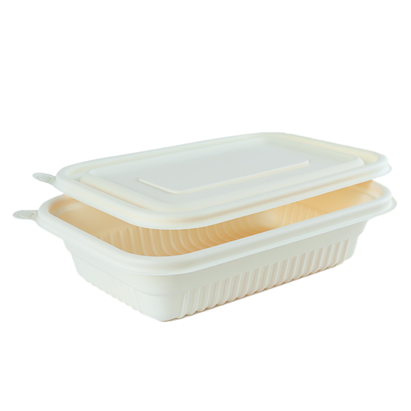 熊晟 可降解打包盒 饭盒 500ml 300个/箱