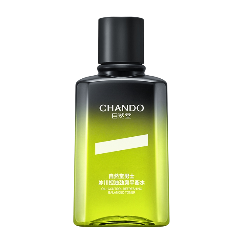 (CHANDO)自然堂男士爽肤水 冰川控油劲爽平衡水120ml 保湿补水