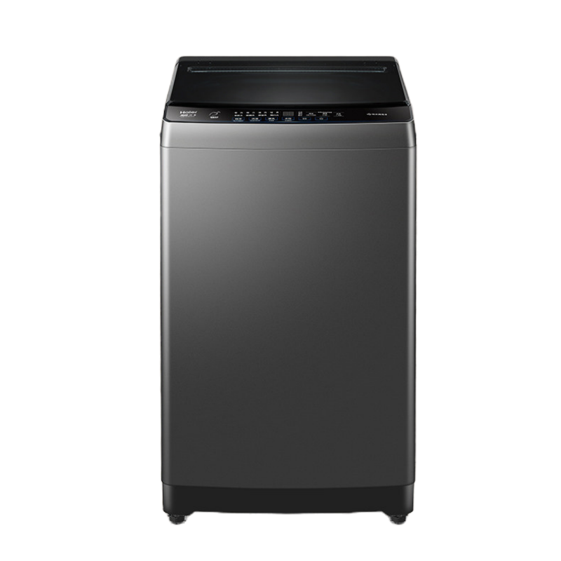 海尔全自动波轮洗衣机XQB100-BZ20T0 10kg大容量彩板博卡灰节能顶开门独立式三口之家适用