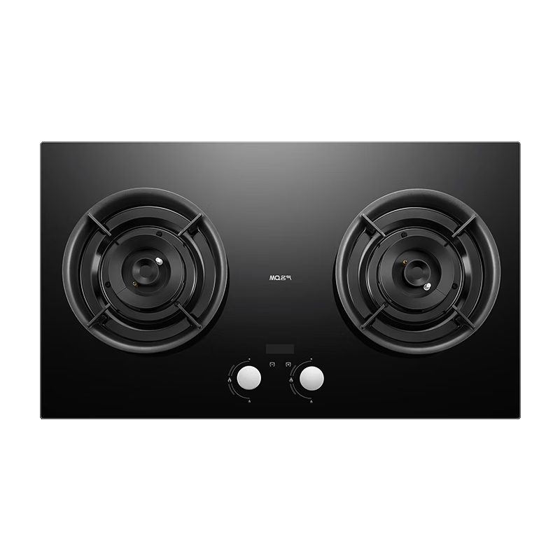名气(MQ)小黑翼pro燃气灶5.2KW猛火灶家用大火力双灶台嵌两用定时180分钟天然气炉灶A6051B