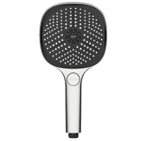 九牧(JOMOO)手持花洒头按键增压大面板卫浴花洒喷头配件莲蓬头S239013-2B01-1