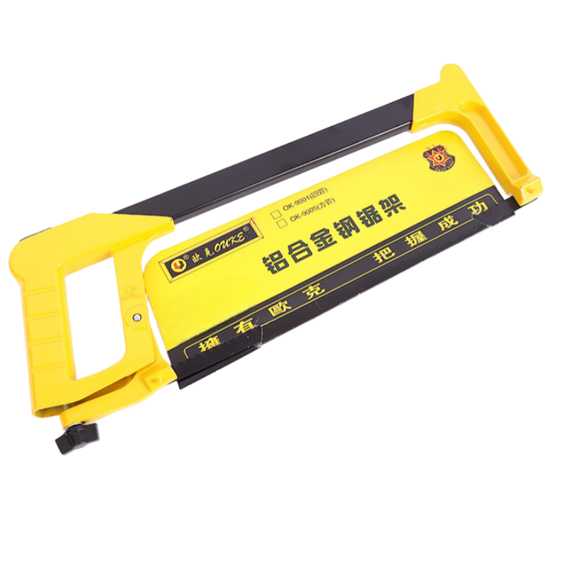 欧克 钢锯架锯弓锯子可调节300mm 铝合金方管OK-9005/把