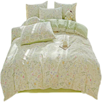 雅鹿小清新全棉四件套