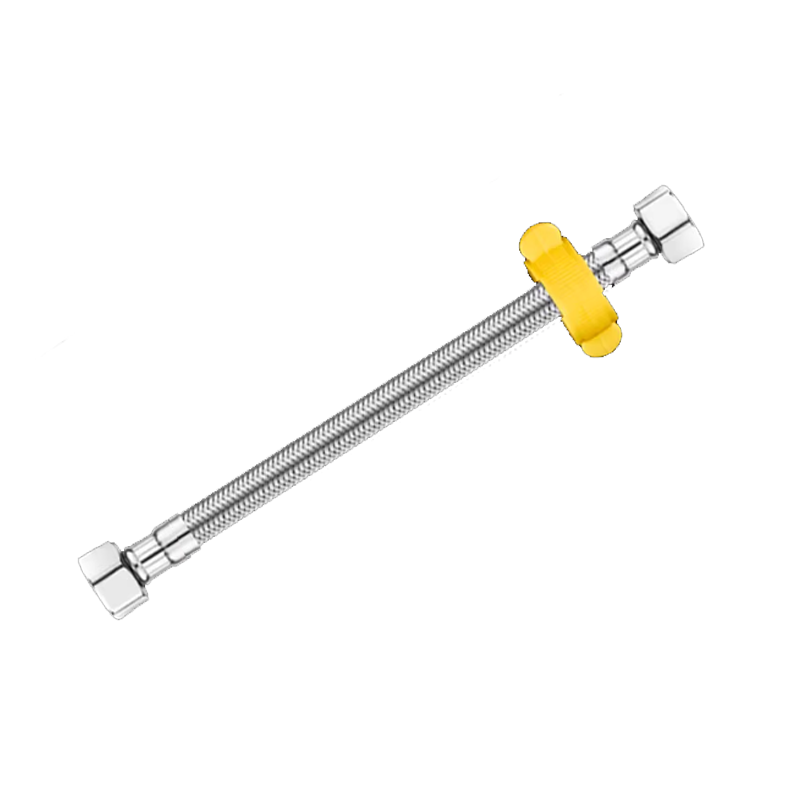 304不锈钢金属编织管热水器连接水管4分60厘米 单位:根