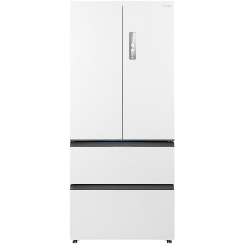美的(Midea)多门冰箱MR-550WUFIPZE曦云白 冷冻力MAX 一级能效变频风冷无霜超大容量智能触控设计