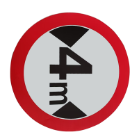 晟本 限高架限宽牌 直径600mm 块