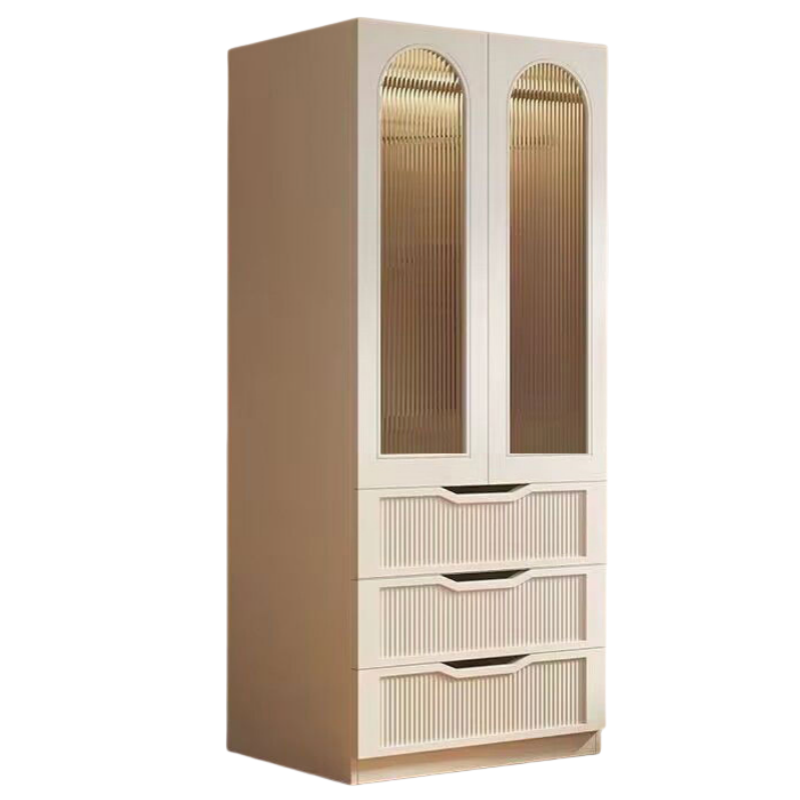 宜掌柜 衣柜 80cm两门三抽 个