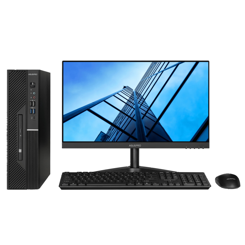 联硕弘道 DZ500SQ国产商用台式机 兆芯KX-U6780A/8G/256G SSD/银河麒麟系统试用版/24.5英寸