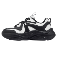 361°运动鞋女新款复古轻便休闲鞋防泼水防滑黑色女鞋鞋子