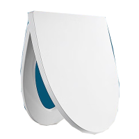 九牧(JOMOO)通用马桶配件马桶盖家用抽水座便盖板缓降老式V型盖板97175-00-2