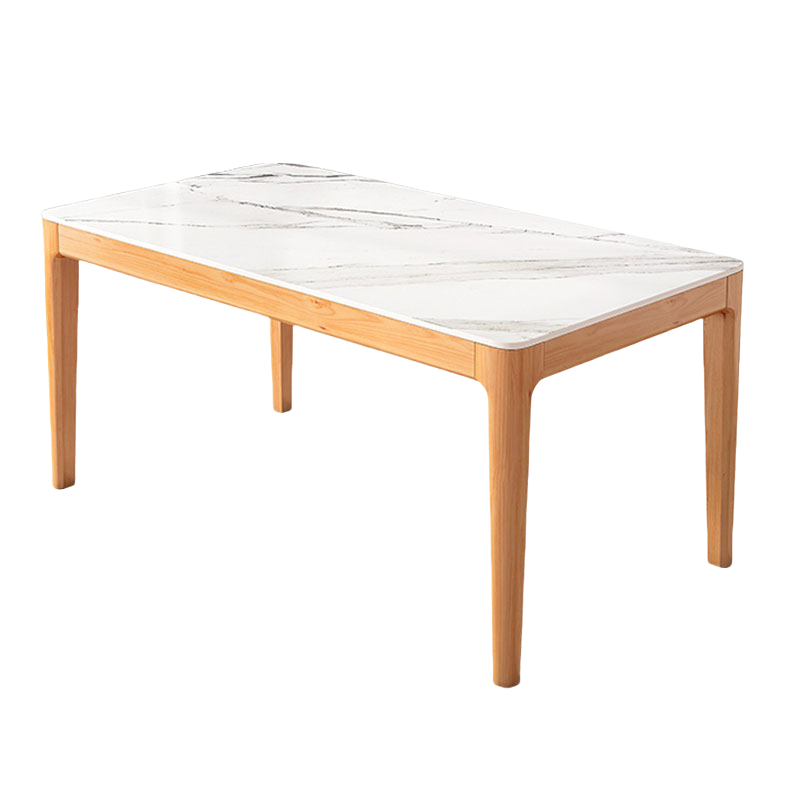 宜掌柜实 木岩板餐桌