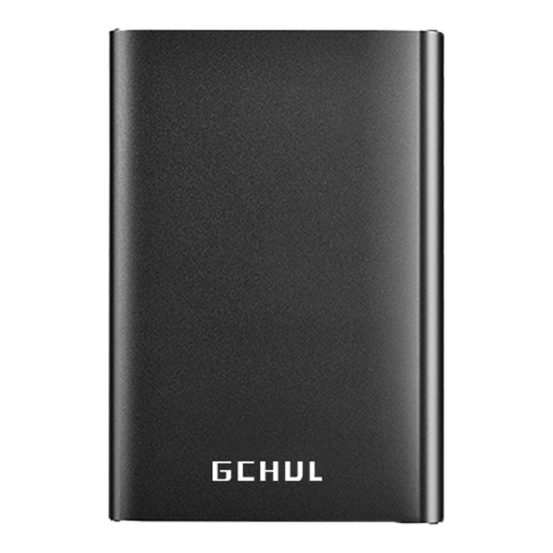 杰储(GCHUL) T1000 2T Type-C3.1 2.5英寸 移动硬盘 (计价单位:个) 黑色
