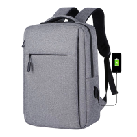 古梵华多功能背包商务电脑包usb充电双肩背包GFH2058/个