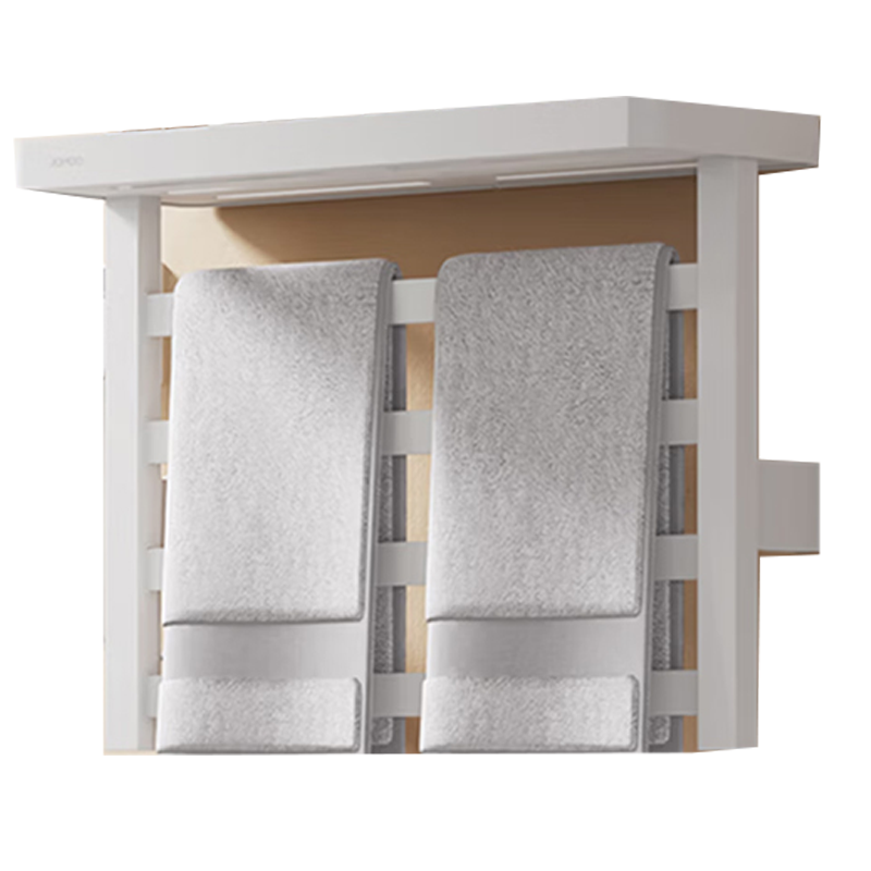 九牧(JOMOO)电热毛巾架家用卫生间碳纤维速热烘干铝合金置物毛巾架9340010-P2-1