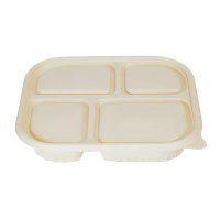 吾梓 可降解餐盒 四格*200个/箱