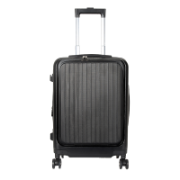 SUISSEWIN瑞士军刀PC硬壳新款前翻盖多功能时尚炫酷行李箱旅行箱SN8611B