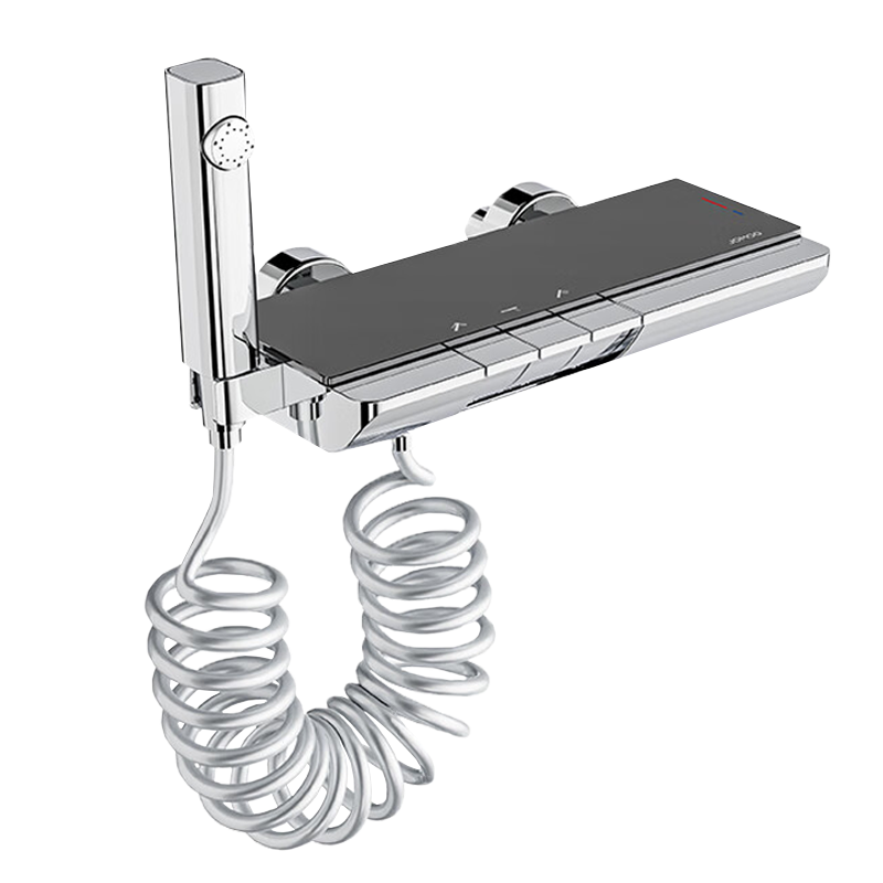 九牧(JOMOO)淋浴龙头混水阀冷热水龙头钢琴键大置物淋浴器浴缸下水龙头35314-536