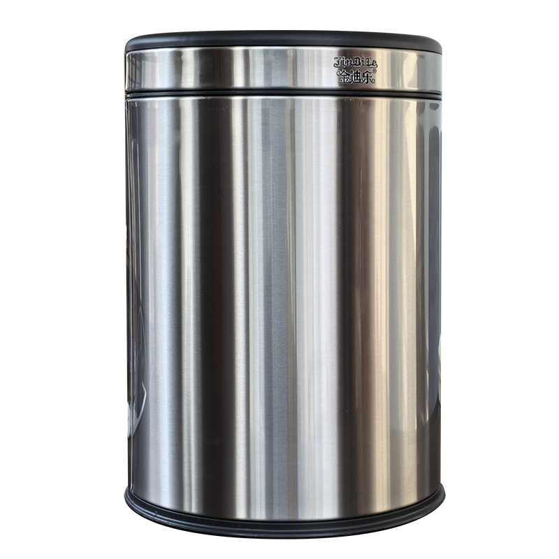 金迪乐双层圆形垃圾桶摇盖款24*24*34cm/个