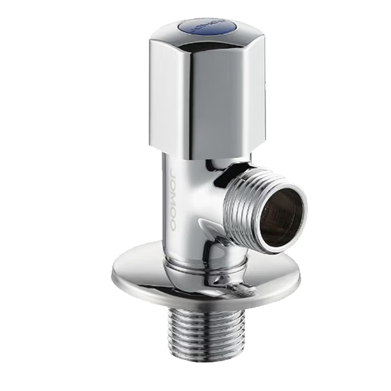 九牧(JOMOO)洗衣机角阀水龙头铜一进二出三通脱落止水4分卡扣螺纹三角阀74077-339/1C-1