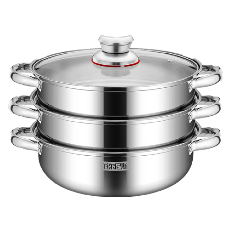 伯尔尼斯铁素体不锈钢诺尔堡蒸锅BENS-489 28cm