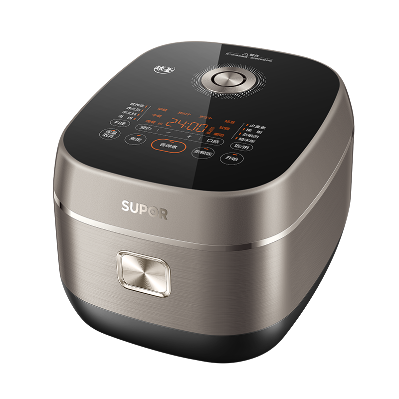 苏泊尔(SUPOR)电饭煲0涂层球釜IH加热大容量4升3-4人家用不锈钢蒸煮炖煲汤多功能智能电饭锅SF40HC2984