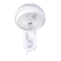 骆驼(CAMEL)壁扇壁挂式电风扇家用卫生间厨房免打孔挂壁式空气循环扇 白色机械款[标准线+免打孔]