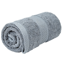 秦泰(Cqint) QTMJ-02 面巾 33*73cm 90克 32股棉质 轻奢灰