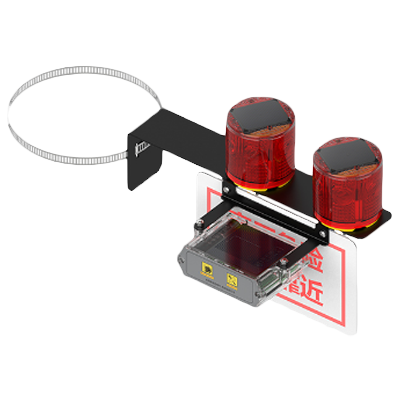 鸿灵睿芯RX-JSD16 DC5V 0.4W IP67 75次/min LED太阳能警示灯(计价单位:盏)红色