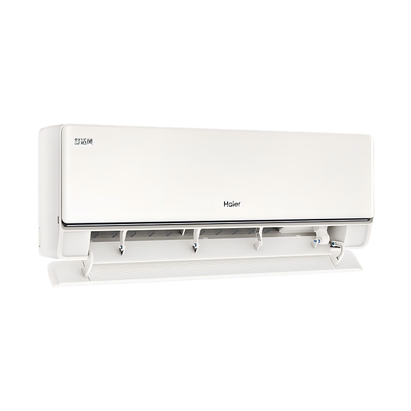 海尔空调 舒适风大1.5匹挂机 麦浪套系新一级能效 卧室风不吹人双排铜管蒸发器 KFR-35GW/E2-1