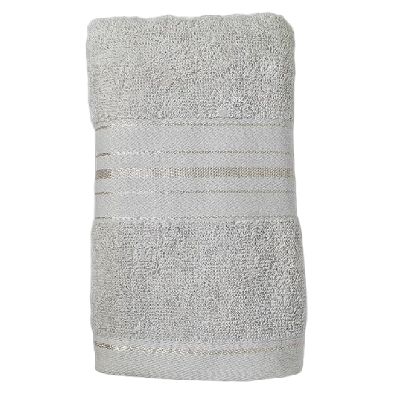 秦泰(Cqint) QTMJ-08 面巾 33*73cm 120克 32股新疆棉 亮丝浅灰