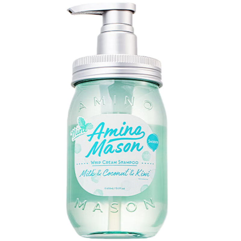 阿蜜浓梅森 清爽薄荷蓬松控油氨基酸洗发水450ML