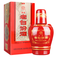 [官方正品]山西杏花村酒 42度醇柔老白汾酒 475mL*1瓶纯粮食酒