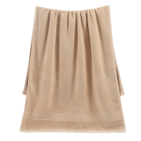 秦泰(Cqint) QTYJ-02 浴巾 70*140cm 500克 32股纯棉吸水浴巾 棕咖色