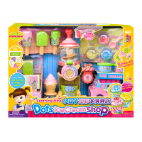 小豆子娃娃女孩过家家冰淇淋店仿真做饭厨具房3-6岁儿童玩具礼物2437