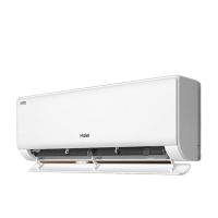 海尔新一级能效1.5匹变频挂壁空调KFR-35GW/E1-1节能舒适睡眠6年质保冰雪白