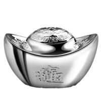 素竹 足银999银条 贵字银元宝 100克规格 工厂直供 实心抛光工艺