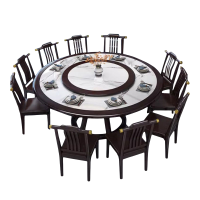 宜掌柜 实木圆形餐桌